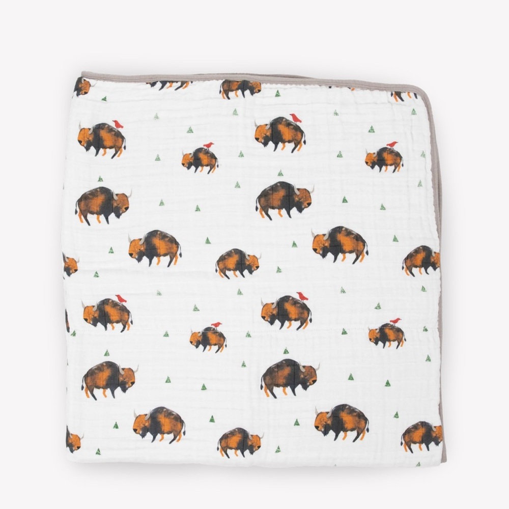 Currently SOLD OUT online NWOT- Original Cotton Muslin Quilt - Bison